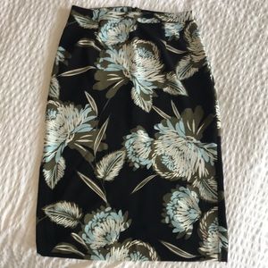 Floral Pencil Skirt